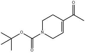 1(2H)-Pyridinecarboxylic acid, 4-acetyl-3,6-dihydro-, 1,1-dimethylethyl ester Structure