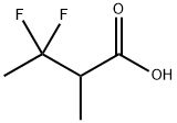 Butanoic acid, 3,3-difluoro-2-methyl- 구조식 이미지