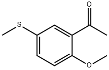 2'-Methoxy-5'-(methylthio)acetophenone Structure