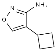 4-cyclobutyl-1,2-oxazol-3-amine Structure