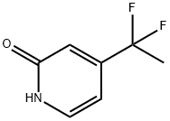 4-(1,1-difluoroethyl)pyridin-2-ol Structure