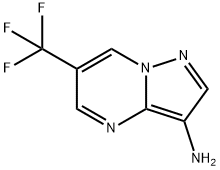 6-(trifluoromethyl)pyrazolo[1,5-a]pyrimidin-3-amine 구조식 이미지