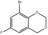 4H-1,3-Benzodioxin, 8-bromo-6-fluoro- 구조식 이미지