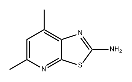 Thiazolo[5,4-b]pyridin-2-amine, 5,7-dimethyl- Structure