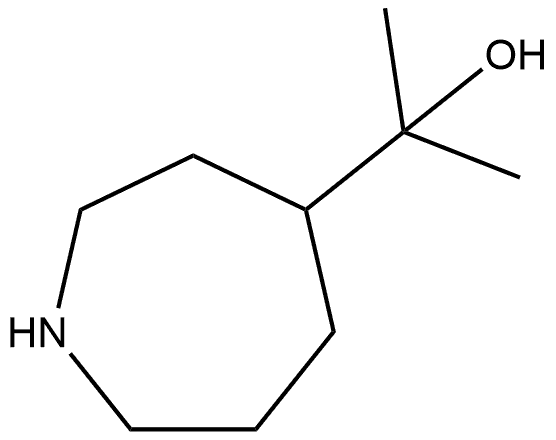 Hexahydro-α,α-dimethyl-1H-azepine-4-methanol Structure