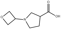 1-(oxetan-3-yl)pyrrolidine-3-carboxylic acid Structure