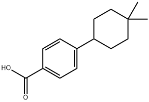 4-(4,4-Dimethylcyclohexyl)-benzoic acid Structure