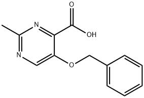 5-(benzyloxy)-2-methylpyrimidine-4-carboxylic acid Structure