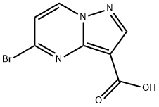 Pyrazolo[1,5-a]pyrimidine-3-carboxylic acid, 5-bromo- Structure