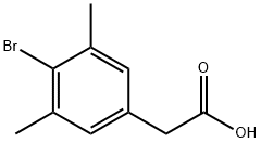 2-(4-bromo-3,5-dimethylphenyl)acetic acid Structure