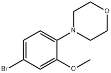 Morpholine, 4-(4-bromo-2-methoxyphenyl)- Structure