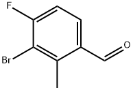 Benzaldehyde, 3-bromo-4-fluoro-2-methyl- Structure