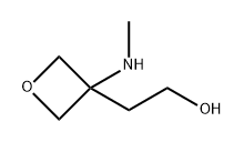 3-Oxetaneethanol, 3-(methylamino)- Structure