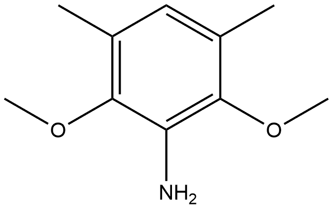 2,6-dimethoxy-3,5-dimethylaniline Structure