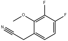 Benzeneacetonitrile, 3,4-difluoro-2-methoxy- Structure