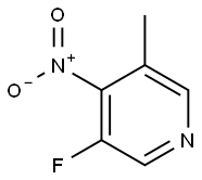 Pyridine, 3-fluoro-5-methyl-4-nitro- Structure