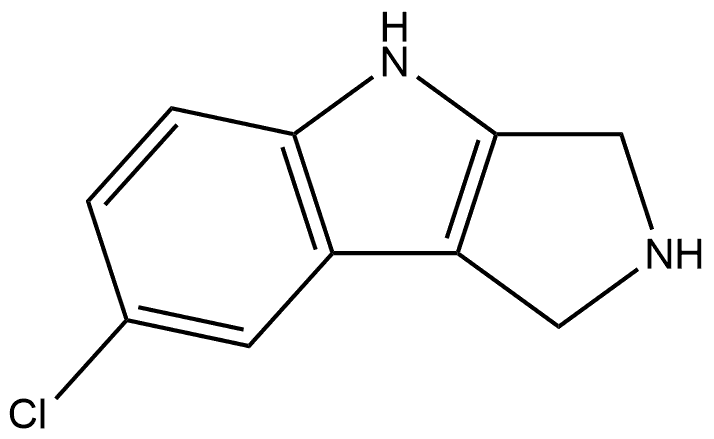 7-chloro-1H,2H,3H,4H-pyrrolo[3,4-b]indole Structure