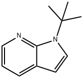 1-(1,1-Dimethylethyl)-1H-pyrrolo[2,3-b]pyridine Structure