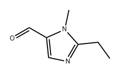 1H-Imidazole-5-carboxaldehyde, 2-ethyl-1-methyl- 구조식 이미지