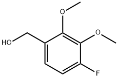 Benzenemethanol, 4-fluoro-2,3-dimethoxy- Structure