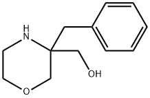 (3-benzylmorpholin-3-yl)methanol Structure