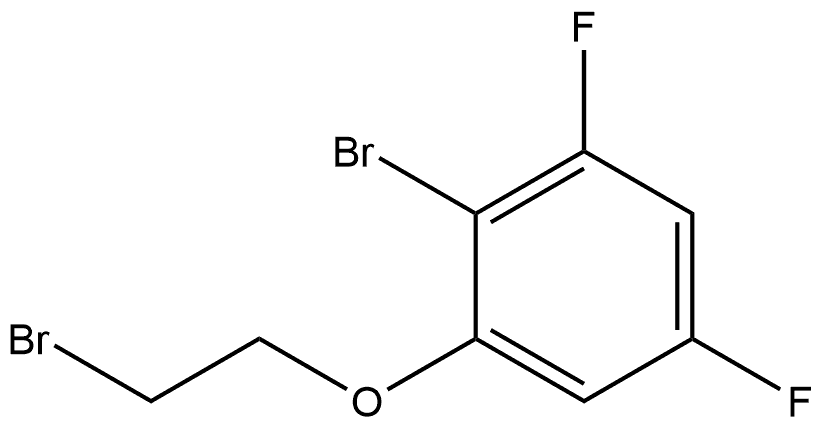 2-Bromo-1-(2-bromoethoxy)-3,5-difluorobenzene Structure