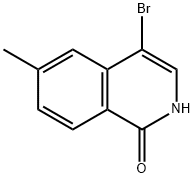 4-Bromo-6-methylisoquinolin-1(2H)-one Structure