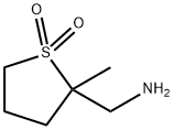 (2-Methyl-1,1-dioxothiolan-2-yl)methanamine Structure