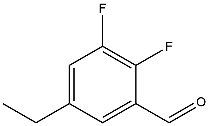 5-Ethyl-2,3-difluorobenzaldehyde Structure