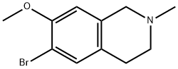 6-Bromo-7-methoxy-2-methyl-1,2,3,4-tetrahydroisoquinoline 구조식 이미지