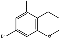 5-bromo-2-ethyl-1-fluoro-3-methoxybenzene Structure