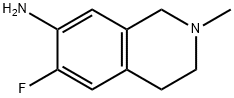 7-Isoquinolinamine, 6-fluoro-1,2,3,4-tetrahydro-2-methyl- Structure