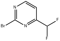 2-bromo-4-(difluoromethyl)pyrimidine 구조식 이미지