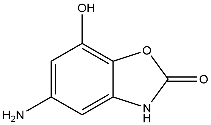 5-Amino-7-hydroxy-2(3H)-benzoxazolone 구조식 이미지