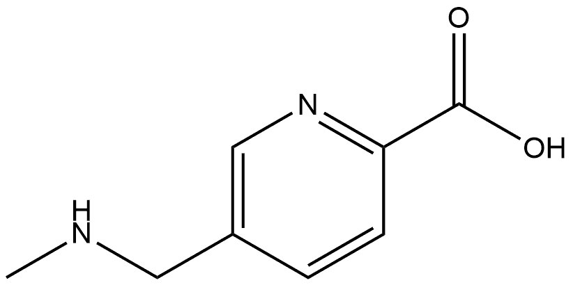 5-((methylamino)methyl)picolinic acid Structure