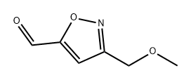 5-Isoxazolecarboxaldehyde, 3-(methoxymethyl)- Structure