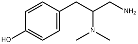 Phenol, 4-[3-amino-2-(dimethylamino)propyl]- Structure