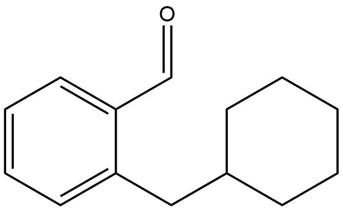 Benzaldehyde, 2-(cyclohexylmethyl)- Structure