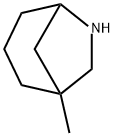 1-methyl-6-azabicyclo[3.2.1]octane hydrochloride Structure