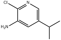 2-chloro-5-(propan-2-yl)pyridin-3-amine Structure