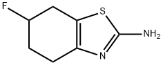 2-Benzothiazolamine, 6-fluoro-4,5,6,7-tetrahydro- 구조식 이미지