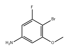 Benzenamine, 4-bromo-3-fluoro-5-methoxy- 구조식 이미지