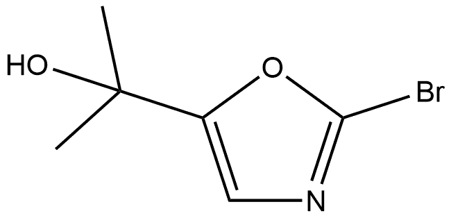 2-(2-bromo-1,3-oxazol-5-yl)propan-2-ol Structure