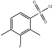 Benzenesulfonyl chloride, 3-fluoro-2,4-dimethyl- Structure