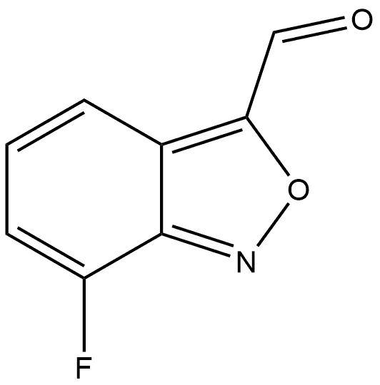 7-Fluorobenzo[c]isoxazole-3-carbaldehyde 구조식 이미지