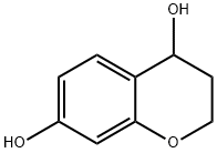 2H-1-Benzopyran-4,7-diol, 3,4-dihydro- 구조식 이미지