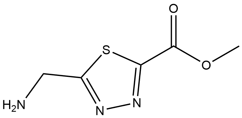 Methyl 5-(aminomethyl)-1,3,4-thiadiazole-2-carboxylate Structure