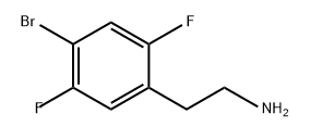 Benzeneethanamine, 4-bromo-2,5-difluoro- Structure