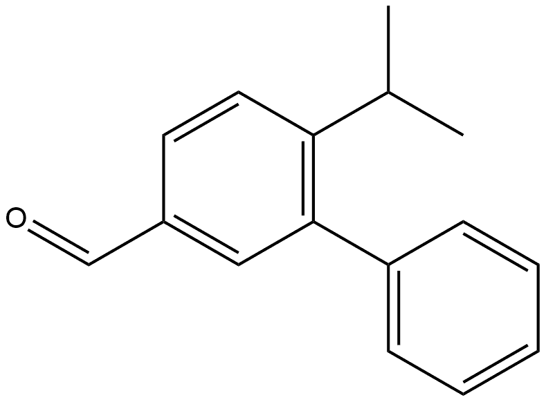 6-(1-Methylethyl)[1,1'-biphenyl]-3-carboxaldehyde Structure