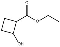 Cyclobutanecarboxylic acid, 2-hydroxy-, ethyl ester Structure